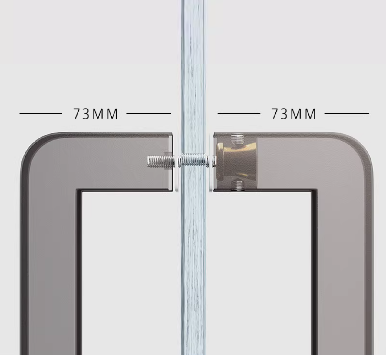 1Pc Stainless Steel Entry Glas - Curved Spring Bar reseña y precio