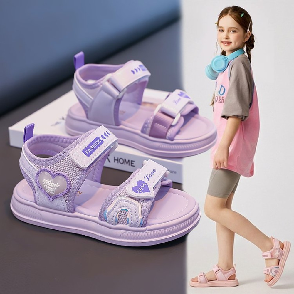 Girls' Heart-Shaped Princess S - Sport Loop Velcro reseña y precio