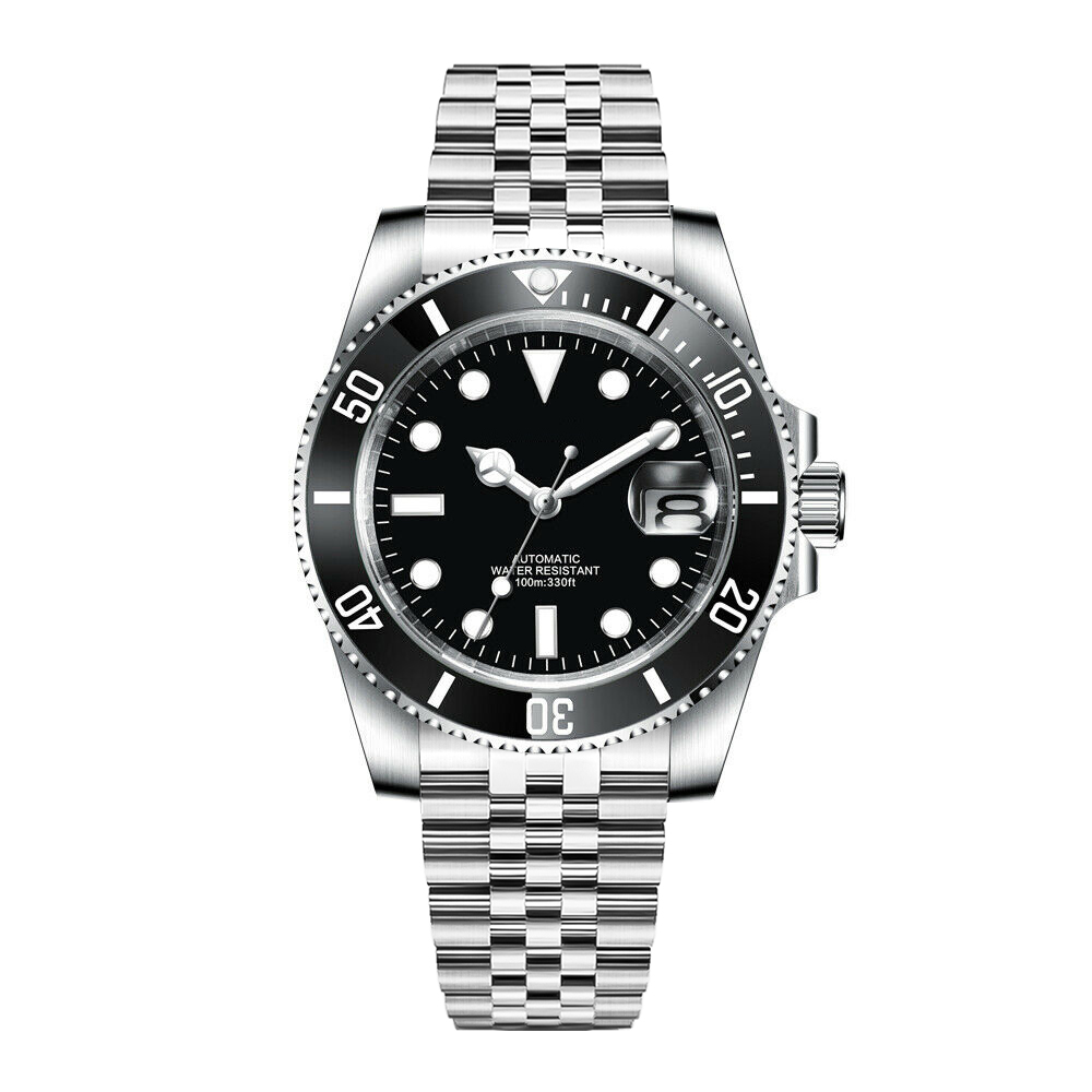 DIY Logo 40MM Dive Watch NH35  - Stainless Bracelet Diver reseña y precio