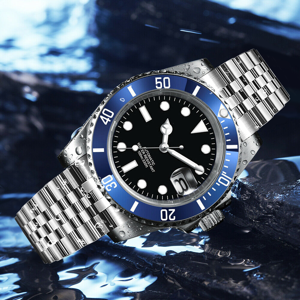DIY Logo 40MM Dive Watch NH35  - Stainless Bracelet Diver reseña y precio