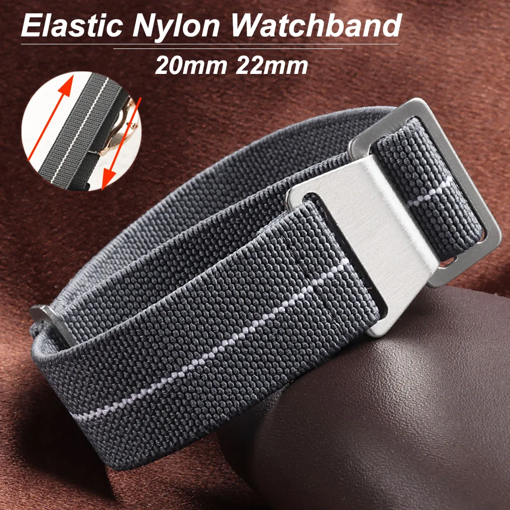 Elastic Watch Strap 60s French - Parachute Strap Elastic reseña y precio