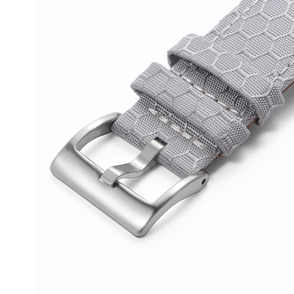 20mm 22mm Smooth Genuine Nylon - Perlon Strap Woven reseña y precio