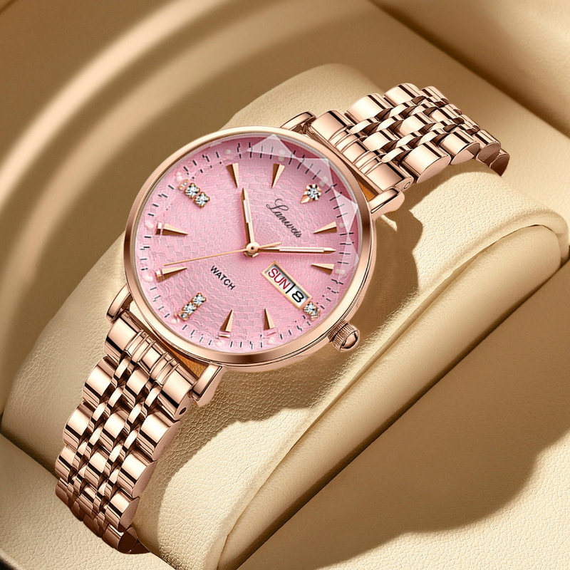 Ladies Watch, Butterfly Buckle - Butterfly Clasp Deployant reseña y precio