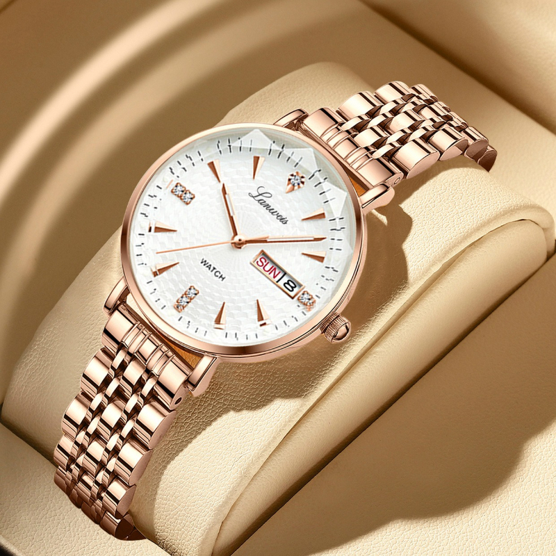 Ladies Watch, Butterfly Buckle - Butterfly Clasp Deployant reseña y precio