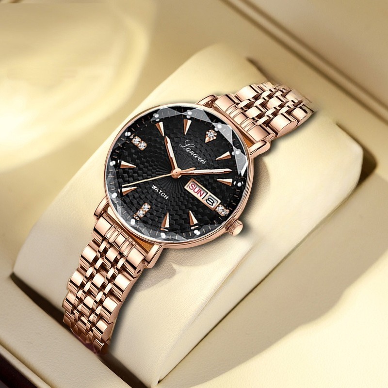 Ladies Watch, Butterfly Buckle - Butterfly Clasp Deployant reseña y precio