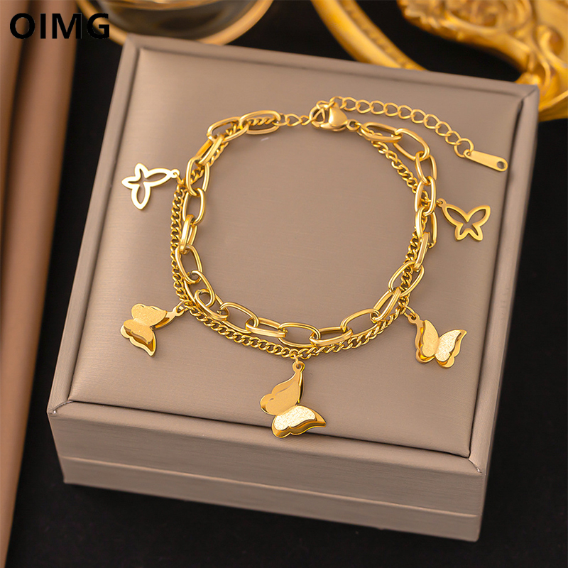 OIMG 316L Stainless Steel 3 Co - Butterfly Clasp Deployant reseña y precio