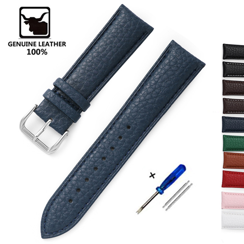 Litchi Pattern Soft Leather Wa - Suede Strap Watch reseña y precio