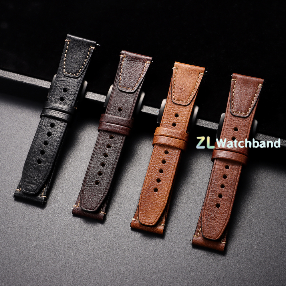 Genuine Vintage Leather Watch  - Leather Strap Quick Release reseña y precio