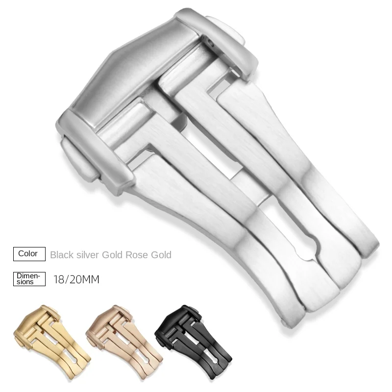Stainless Steel Watch Buckle f - Butterfly Clasp Deployant reseña y precio