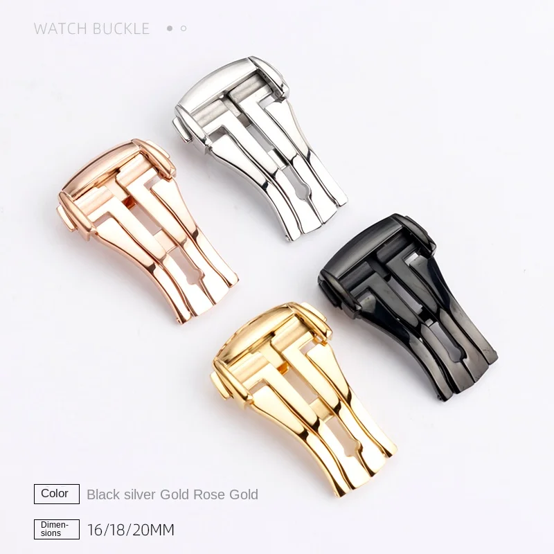 Stainless Steel Watch Buckle f - Butterfly Clasp Deployant reseña y precio