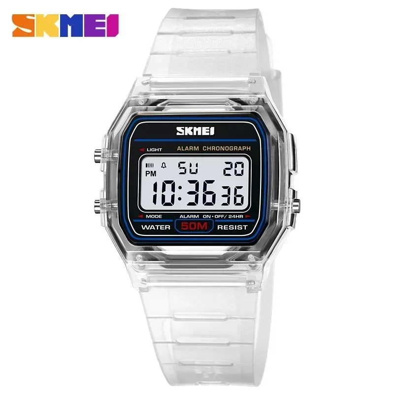 SKMEI 2056 Transparent TPU Str - Rubber Strap Diver reseña y precio