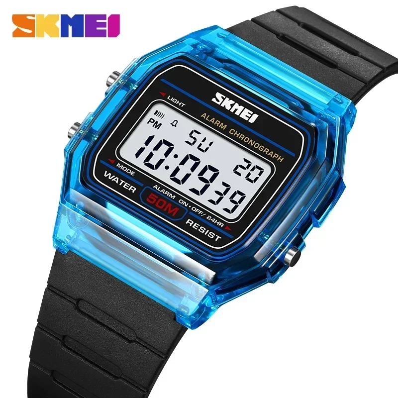 SKMEI 2056 Transparent TPU Str - Rubber Strap Diver reseña y precio