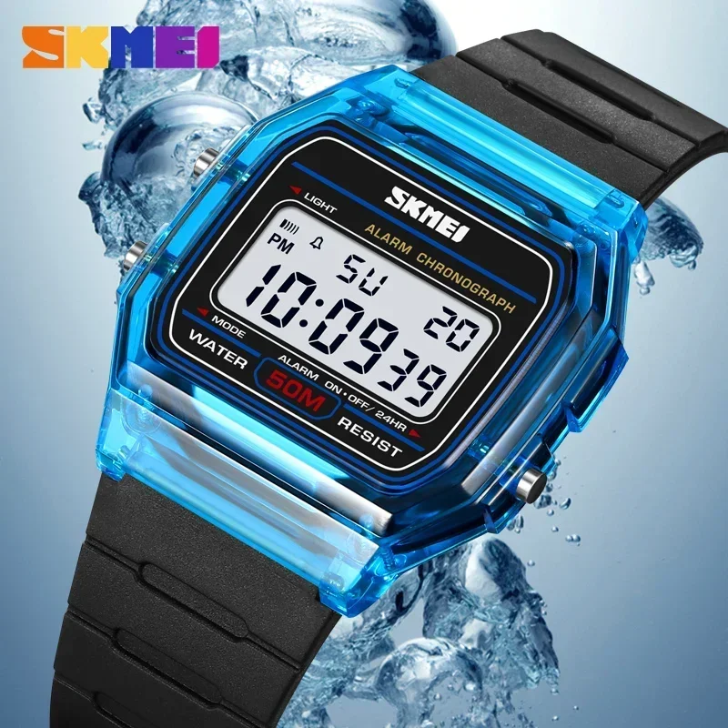 SKMEI 2056 Transparent TPU Str - Rubber Strap Diver reseña y precio