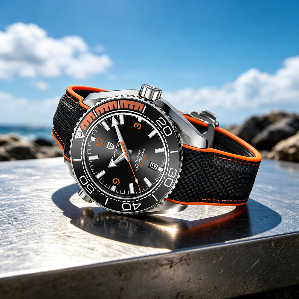 PAGANI DESIGN Diving Watch 100 - Rubber Strap Diver reseña y precio