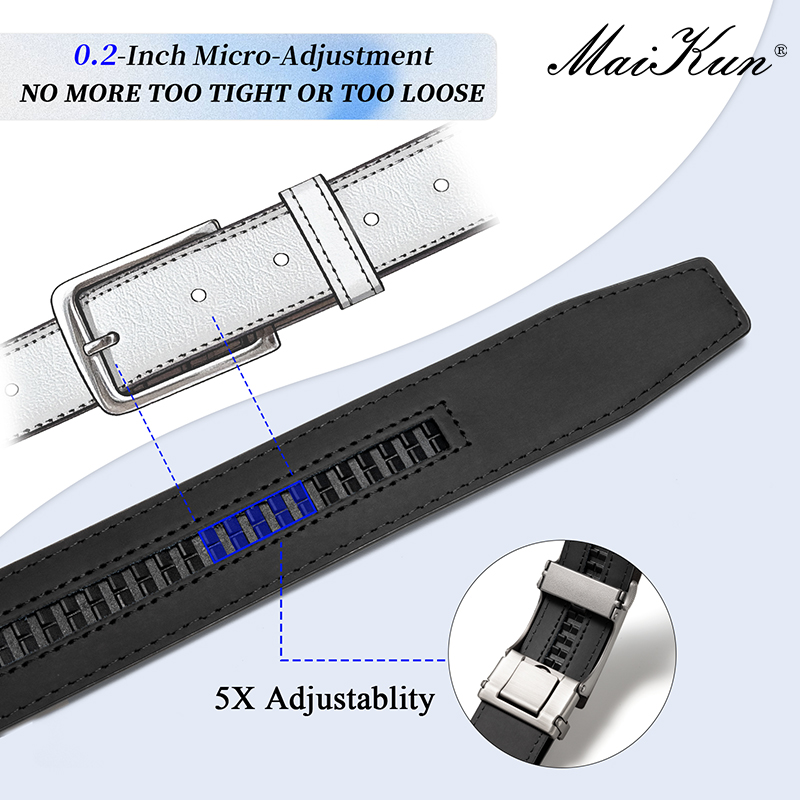 Maikun Brown Leather Ratchet B - Leather Strap Quick Release reseña y precio
