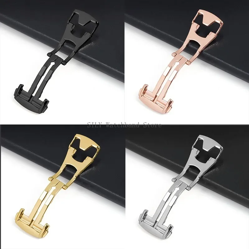Stainless Steel Deployment Cla - Butterfly Clasp Deployant reseña y precio