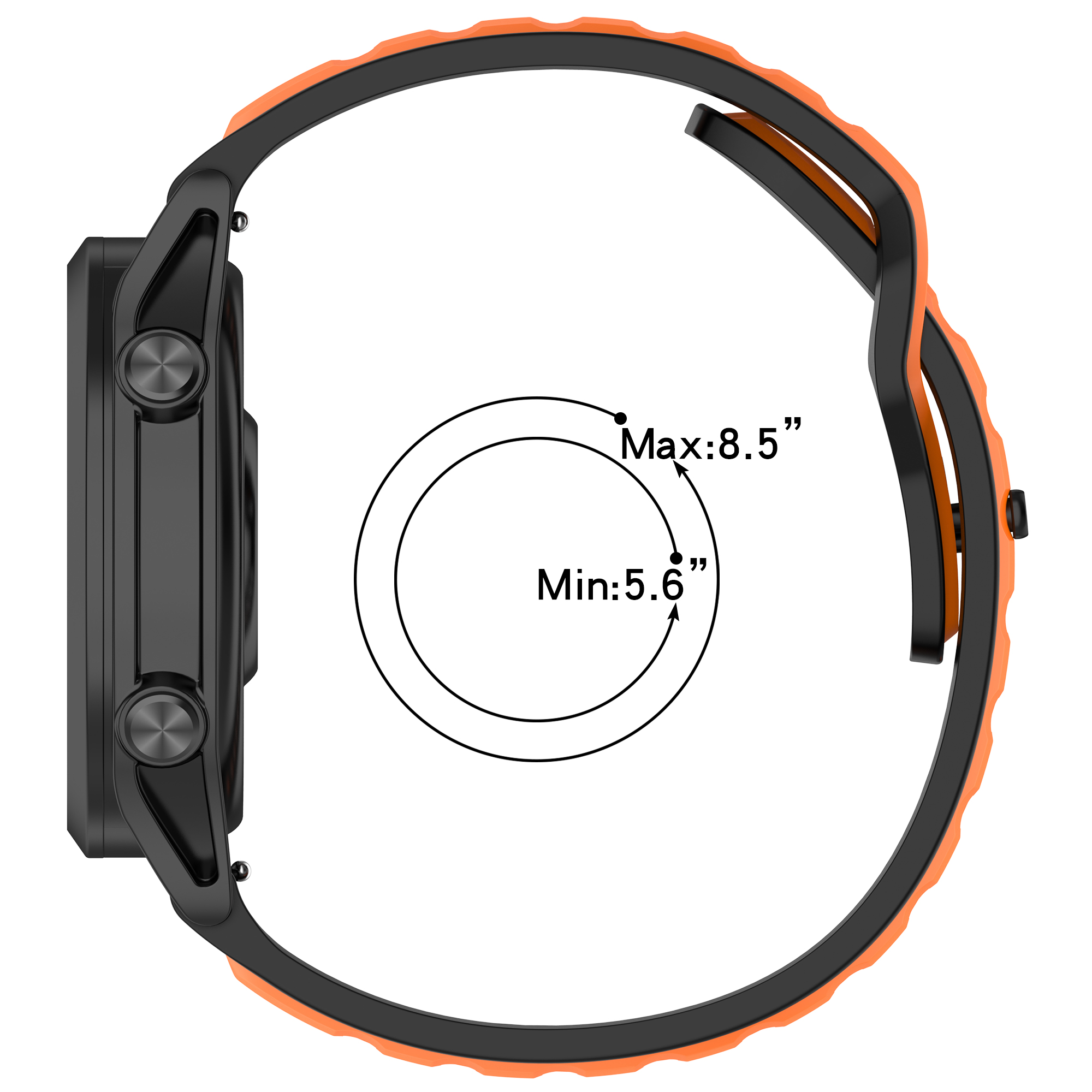 20 22mm Silicone Strap For Pol - Silicone Watch Band 22Mm reseña y precio