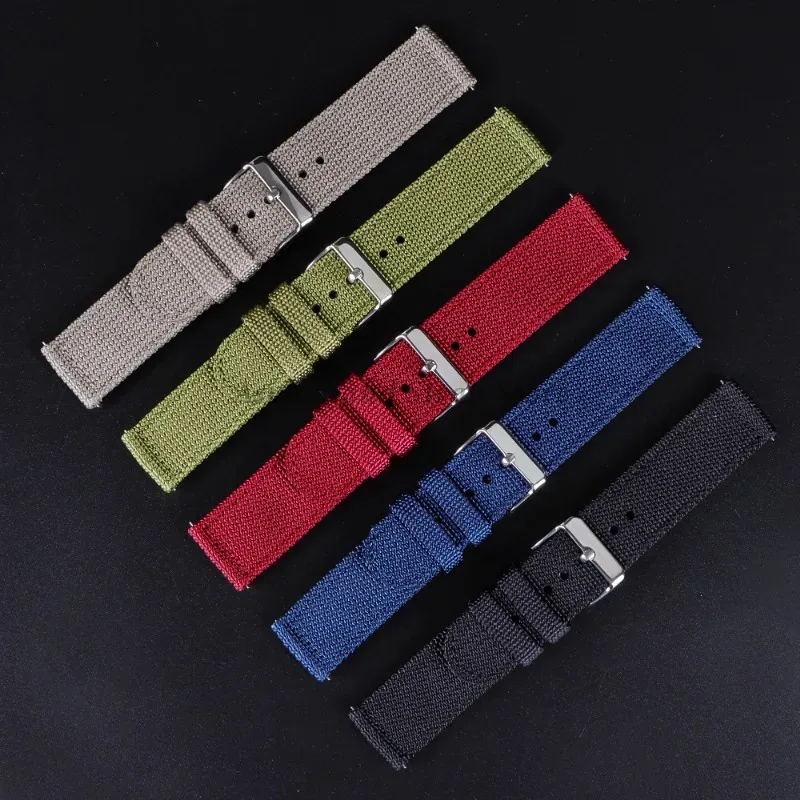 18 20 22 24mm Nylon Canvas Str - Nato Strap Nylon reseña y precio