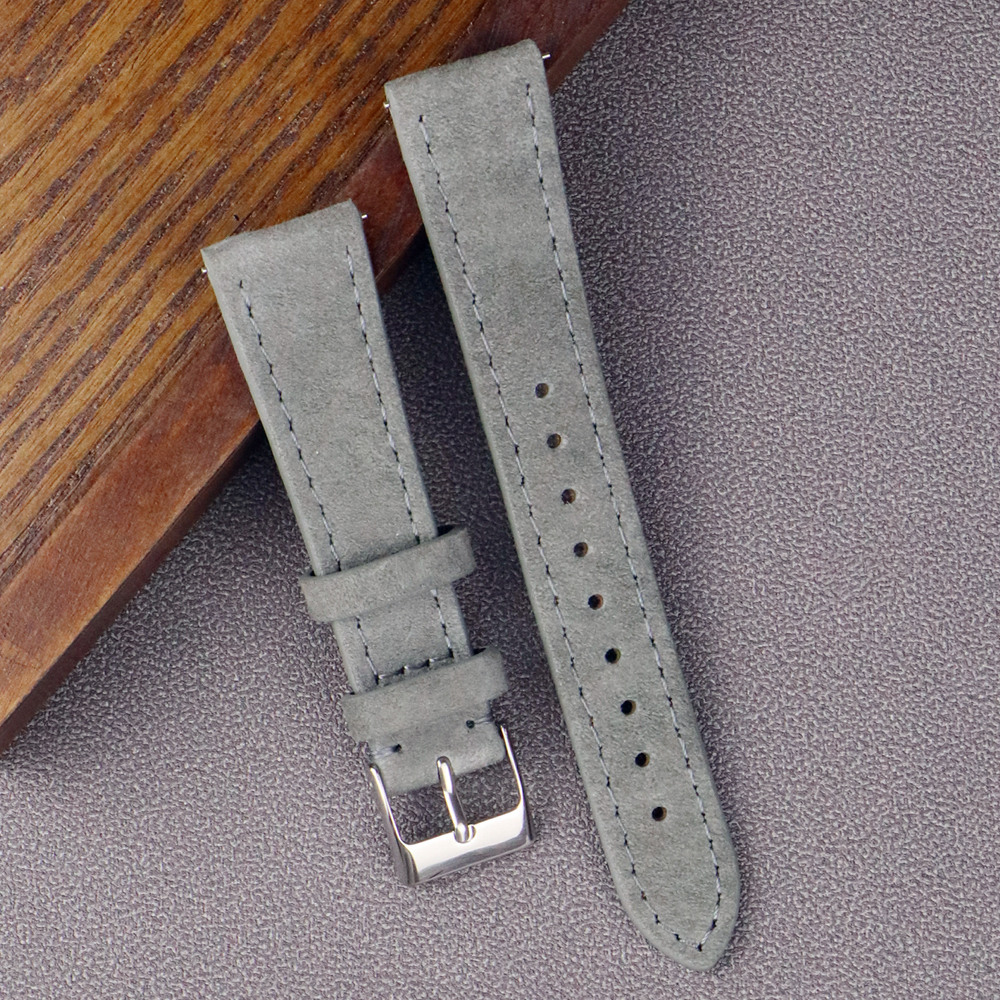 Premium Leather Suede Watch St - Suede Strap Watch reseña y precio