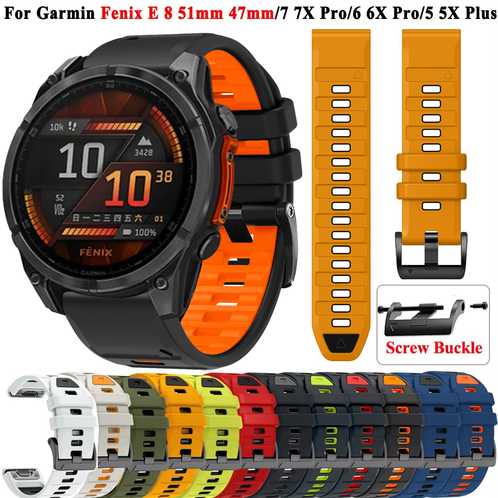QuickFit 26mm 22mm Silicone Wa - Silicone Watch Band 22Mm reseña y precio