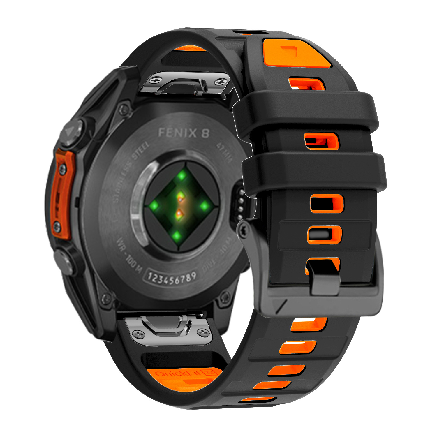 QuickFit 26mm 22mm Silicone Wa - Silicone Watch Band 22Mm reseña y precio