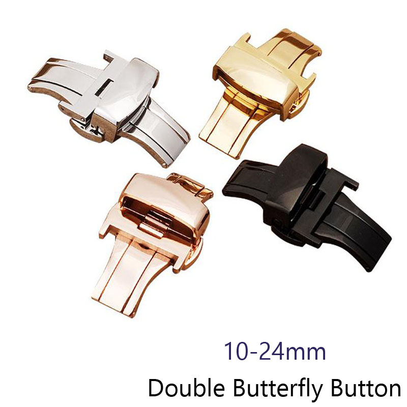 Automatic Double Click Butterf - Butterfly Clasp Deployant reseña y precio