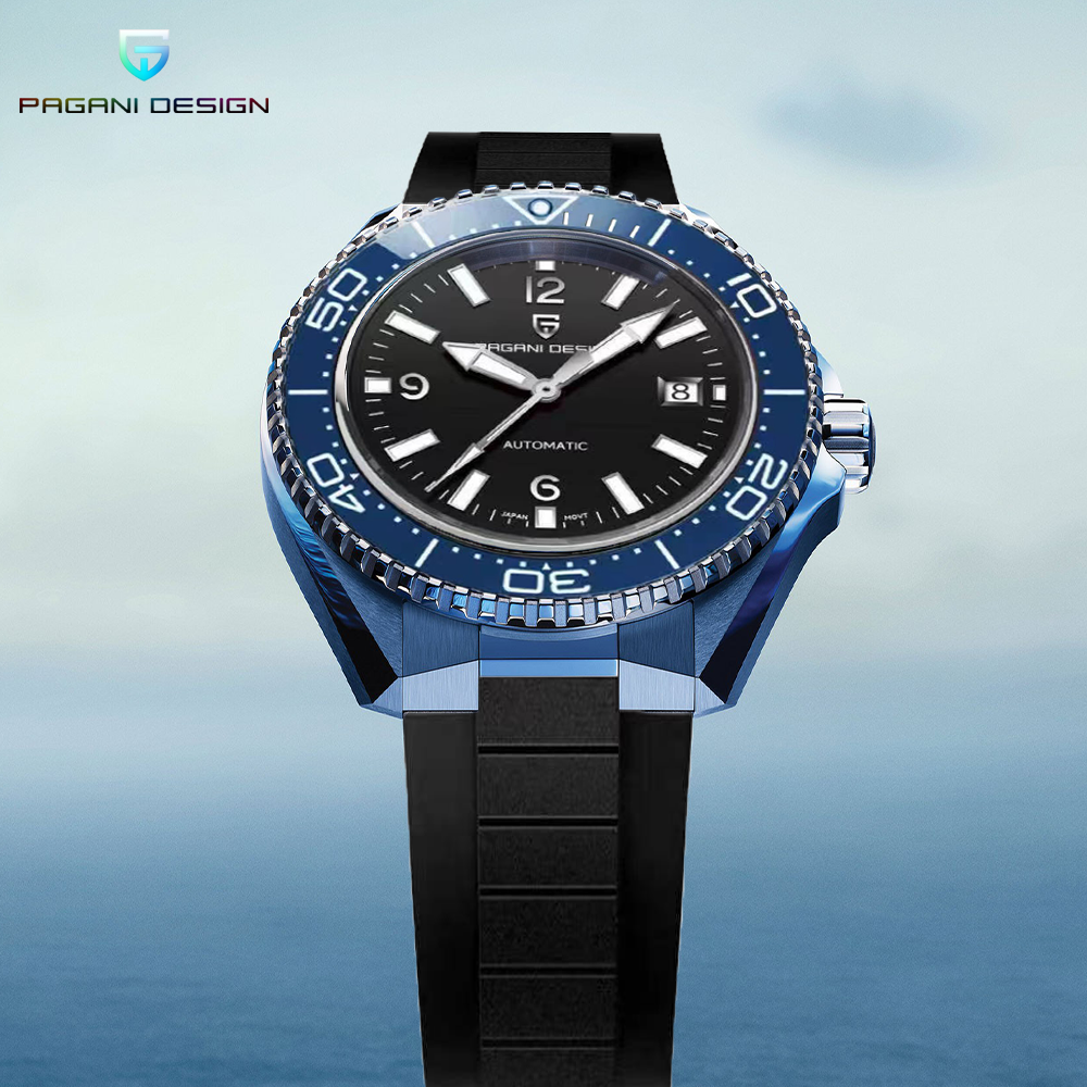Pagani Design New Men's Mechan - Rubber Strap Diver reseña y precio