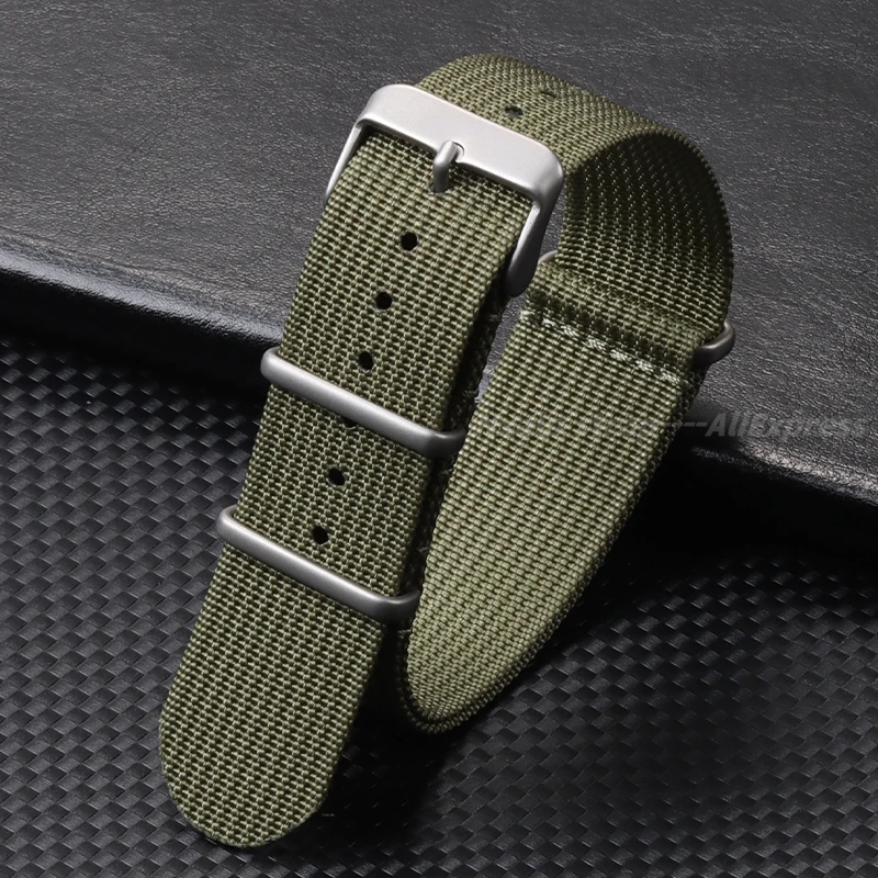 Ribbed Nylon Watch Strap 18mm  - Nato Strap Nylon reseña y precio