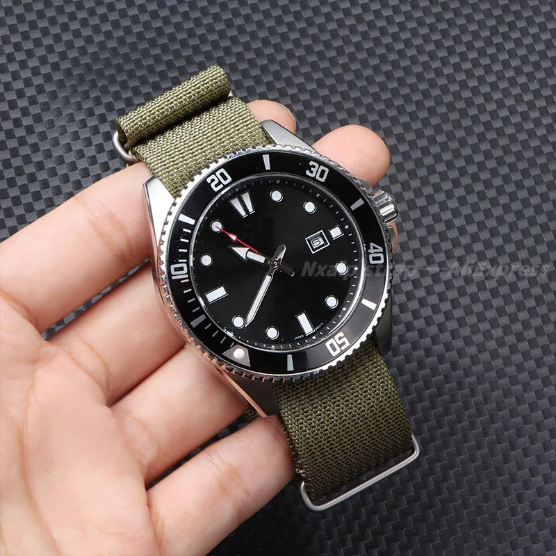 Ribbed Nylon Watch Strap 18mm  - Nato Strap Nylon reseña y precio