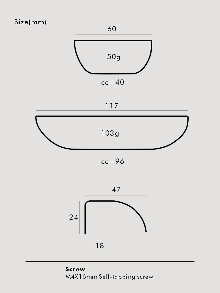 Nurlin Brass Fold Short Edge P - Curved Spring Bar reseña y precio