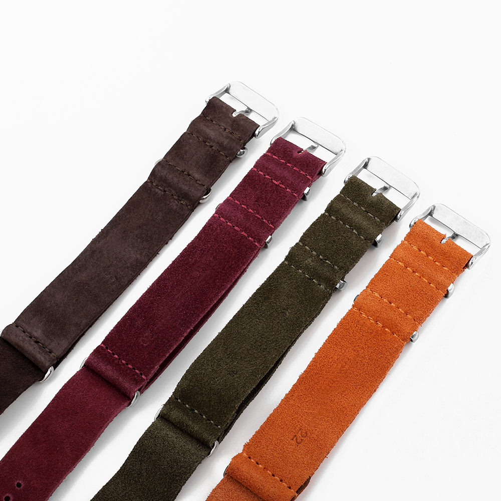 18mm 20mm 22mm Vintage Soft Su - Suede Strap Watch reseña y precio