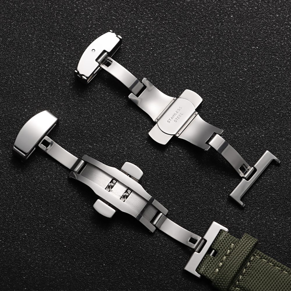 10/12/14/16/18/20/22mm Polishe - Butterfly Clasp Deployant reseña y precio