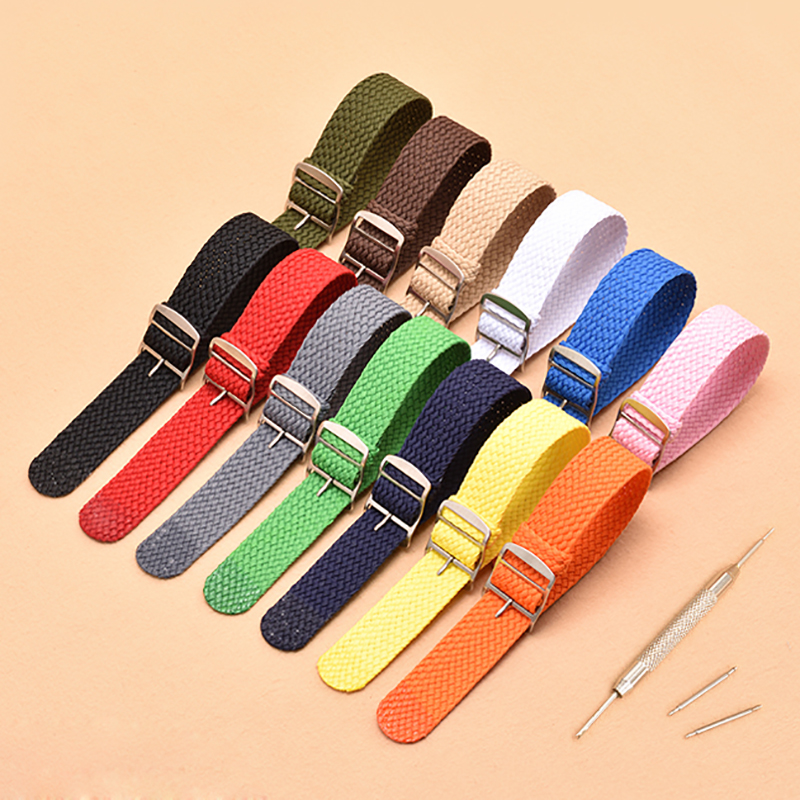 Nylon Weave Watch Strap for Pe - Perlon Strap Woven reseña y precio