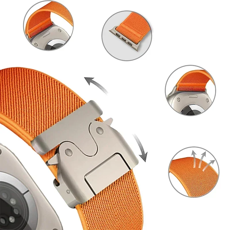 Parachute Strap for Apple Watc - Parachute Strap Elastic reseña y precio