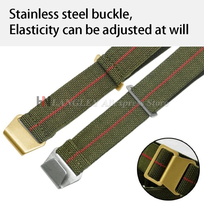 Elastic Nylon Watch Band for S - Parachute Strap Elastic reseña y precio