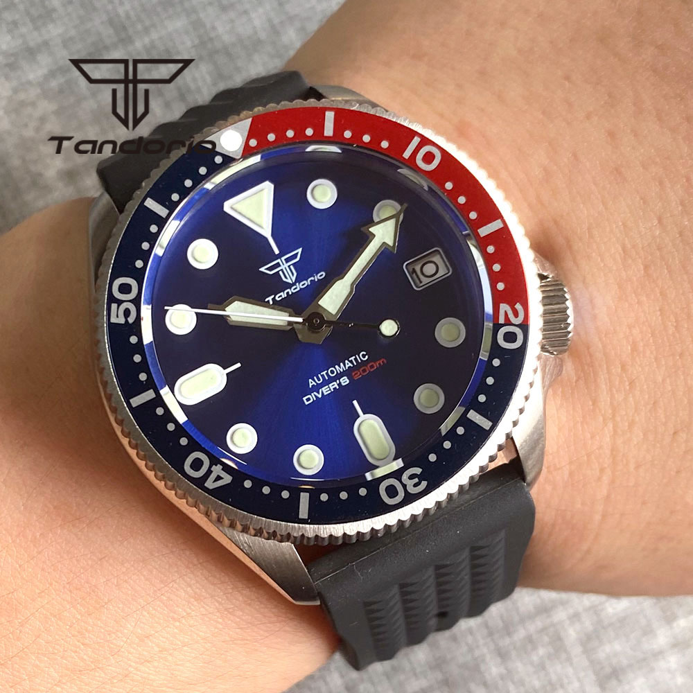 Tandorio NH35A 37mm Automatic  - Rubber Strap Diver reseña y precio