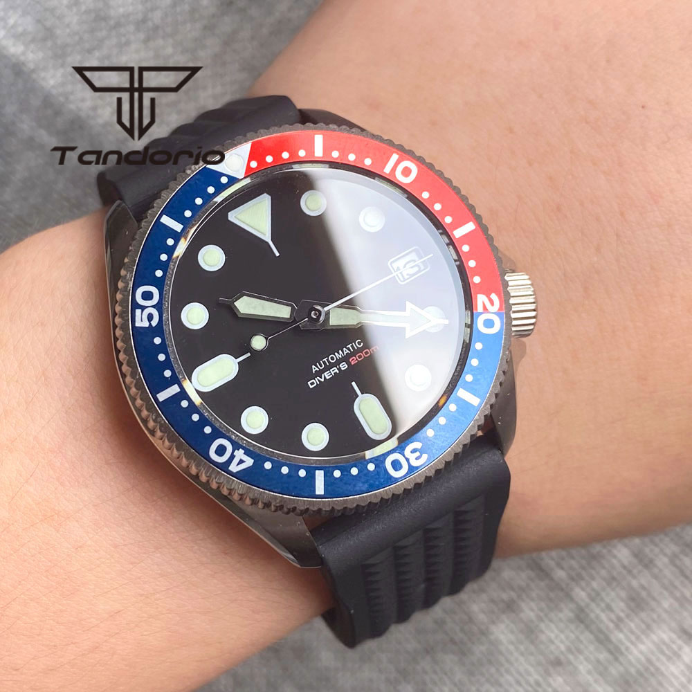 Tandorio NH35A 37mm Automatic  - Rubber Strap Diver reseña y precio