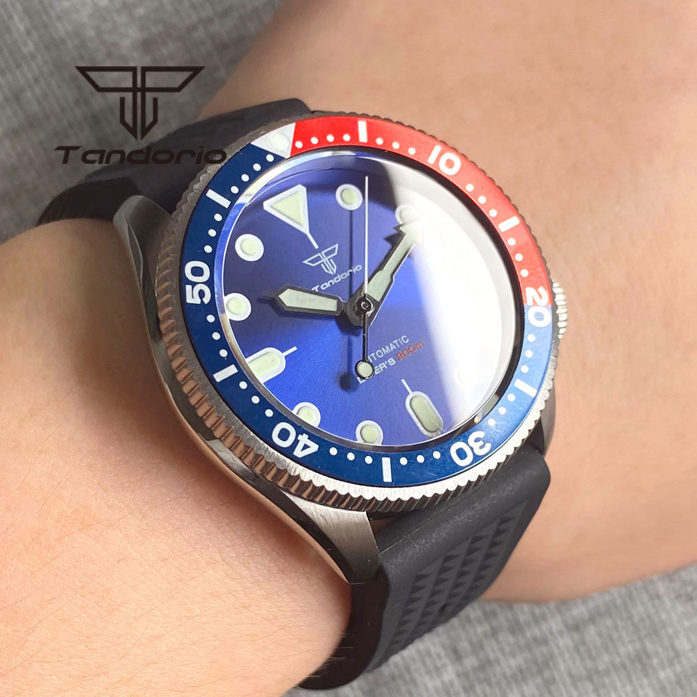 Tandorio NH35A 37mm Automatic  - Rubber Strap Diver reseña y precio