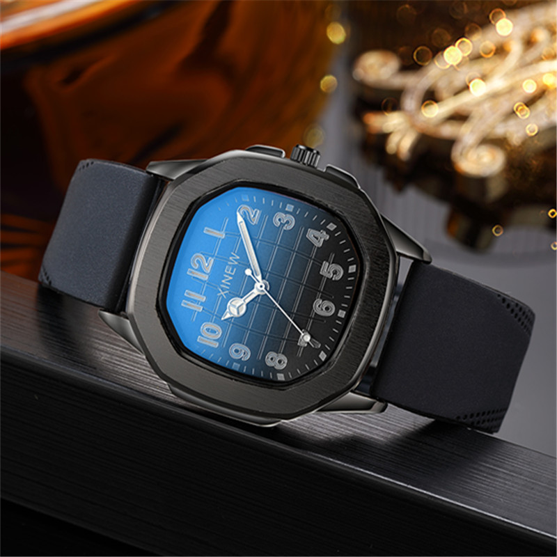 1pc / lot Original XINEW Brand - Leather Watch Band Men reseña y precio