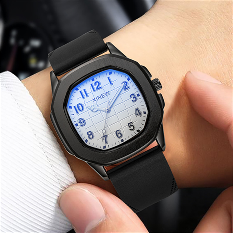 1pc / lot Original XINEW Brand - Leather Watch Band Men reseña y precio