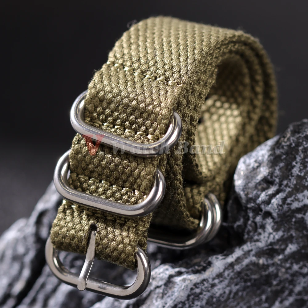 Cotton Ribbed Watch Strap 20mm - Canvas Strap Watch reseña y precio
