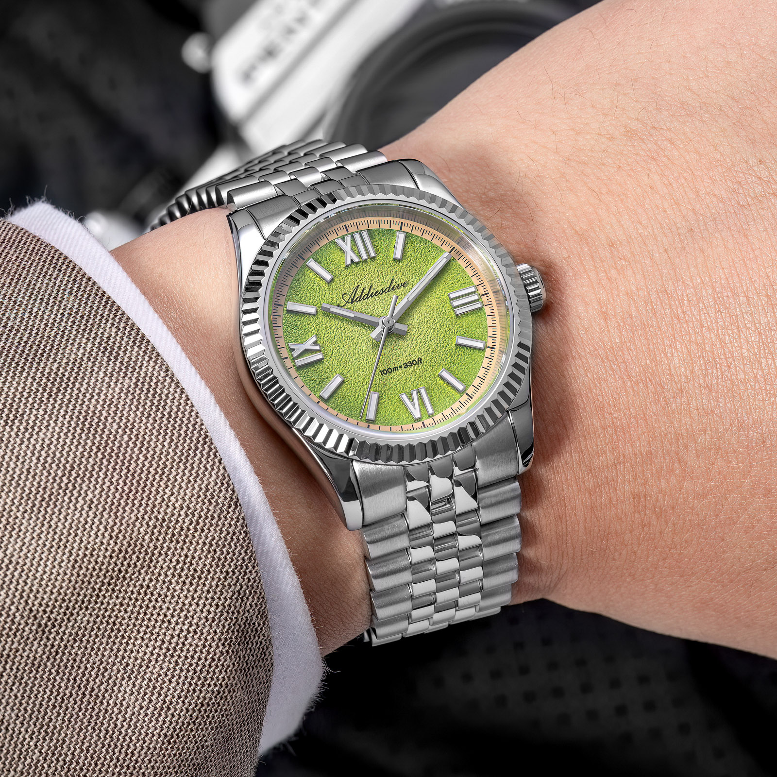 ADDIESDIVE Hight Quality Sapph - Stainless Bracelet Diver reseña y precio