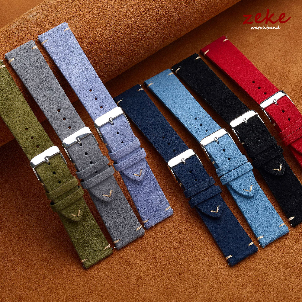 Brown Genuine Leather Watch Ba - Suede Strap Watch reseña y precio