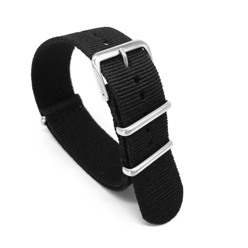 Black Nylon Strap for 16mm 18m - Nato Strap Nylon reseña y precio