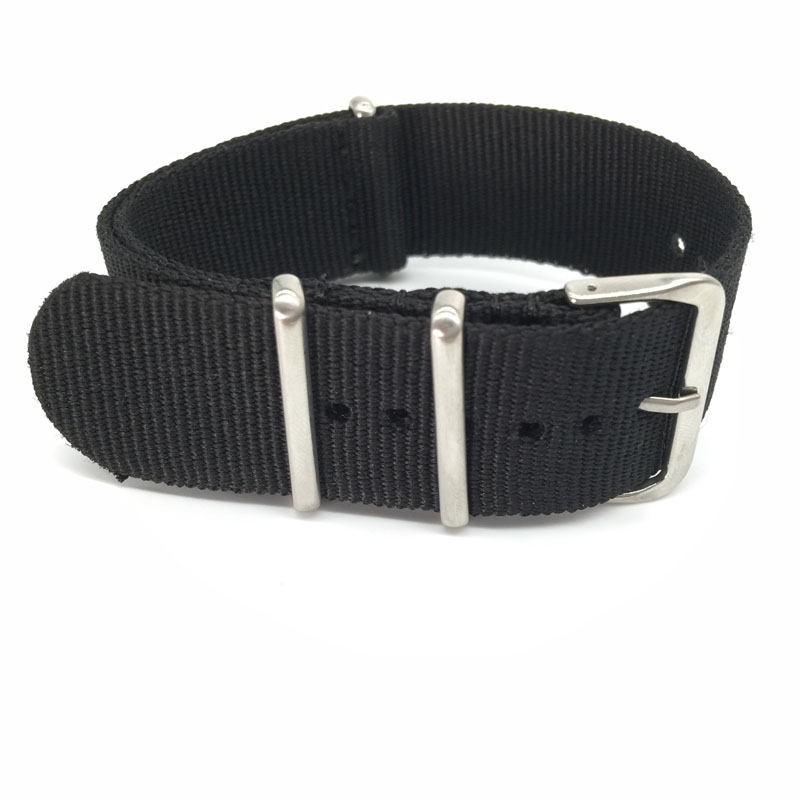Black Nylon Strap for 16mm 18m - Nato Strap Nylon reseña y precio