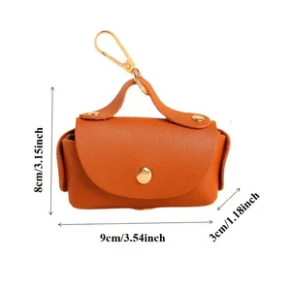Elegant Leather Dog Poop Bag C - Leather Strap Quick Release reseña y precio