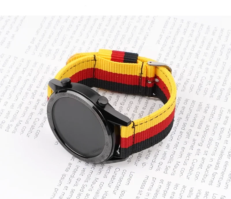 20mm 22mm Woven Nylon Strap fo - Canvas Strap Watch reseña y precio