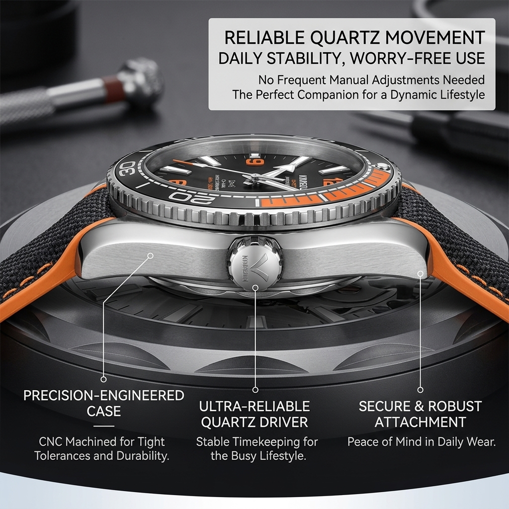 1 piece sporty men's watch wit - Canvas Strap Watch reseña y precio