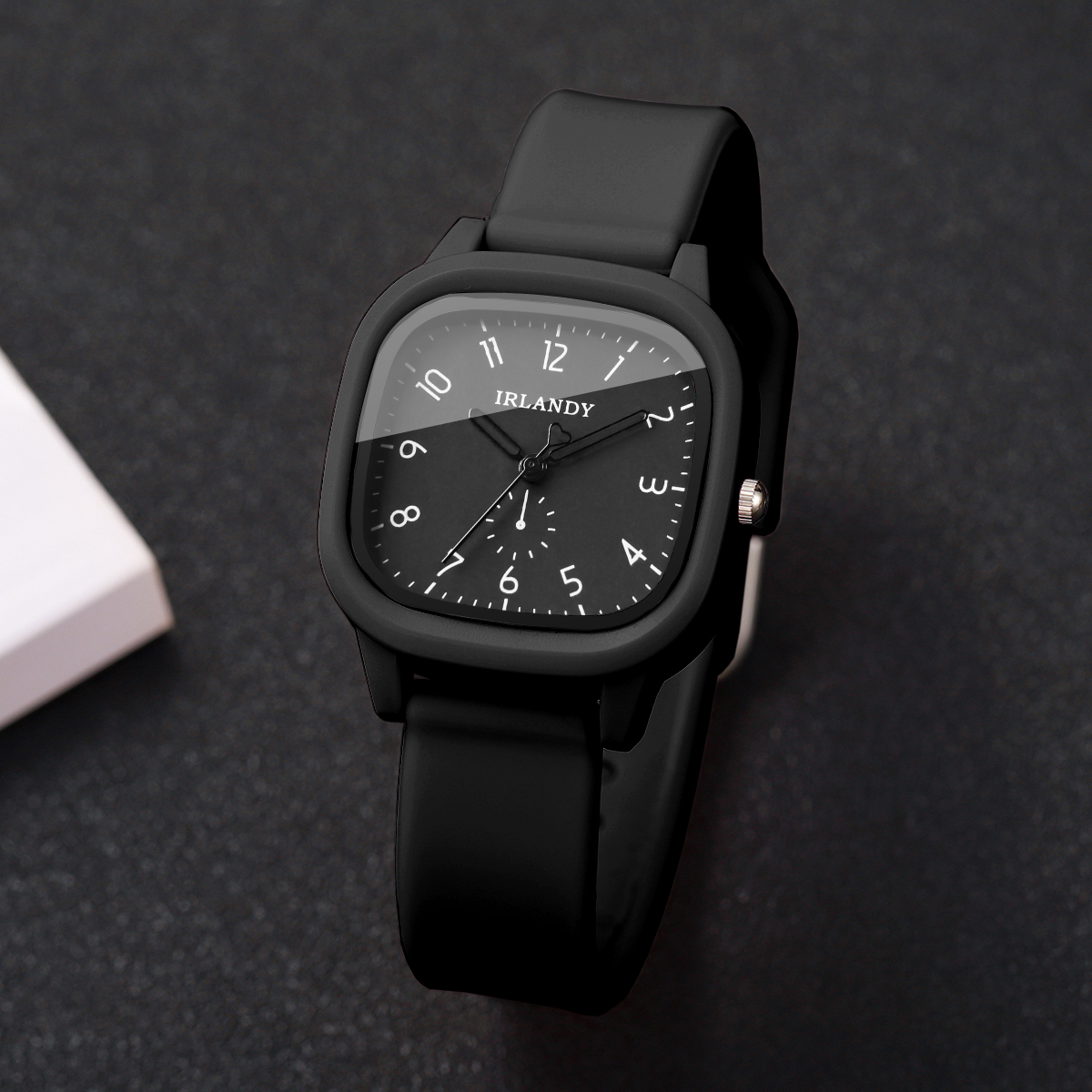 Fashion Square Women Quartz Wa - Silicone Band Women reseña y precio