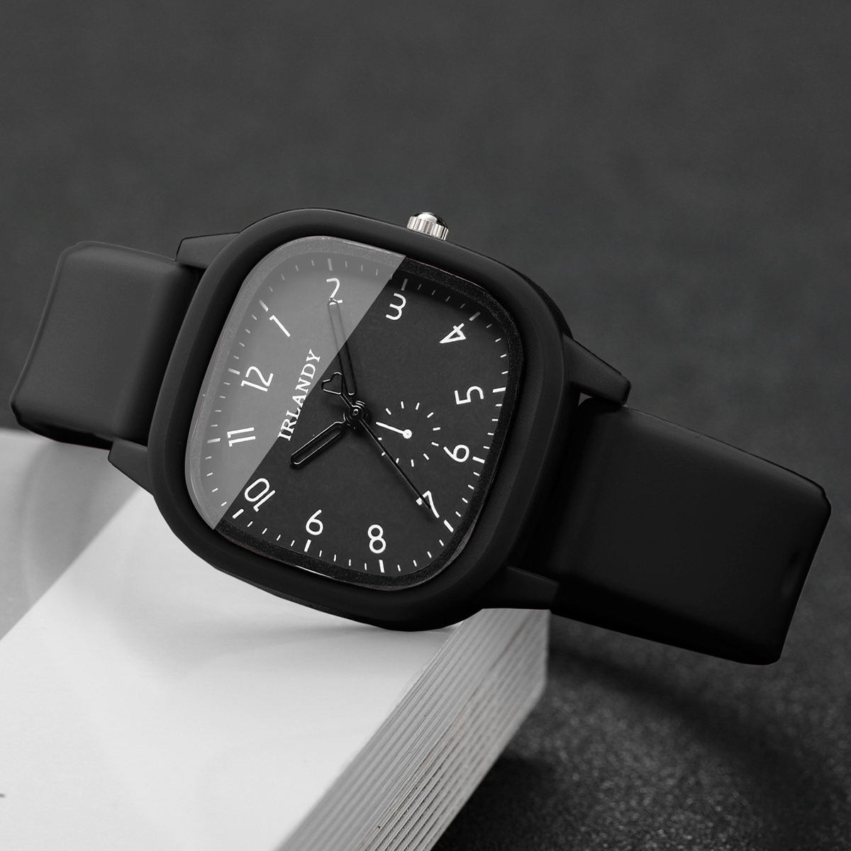 Fashion Square Women Quartz Wa - Silicone Band Women reseña y precio